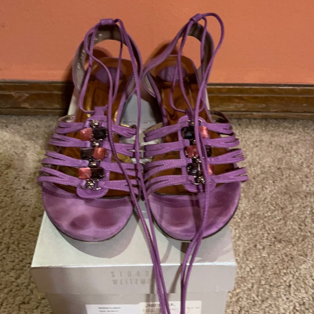 Purple Stuart Weitzman  sandals